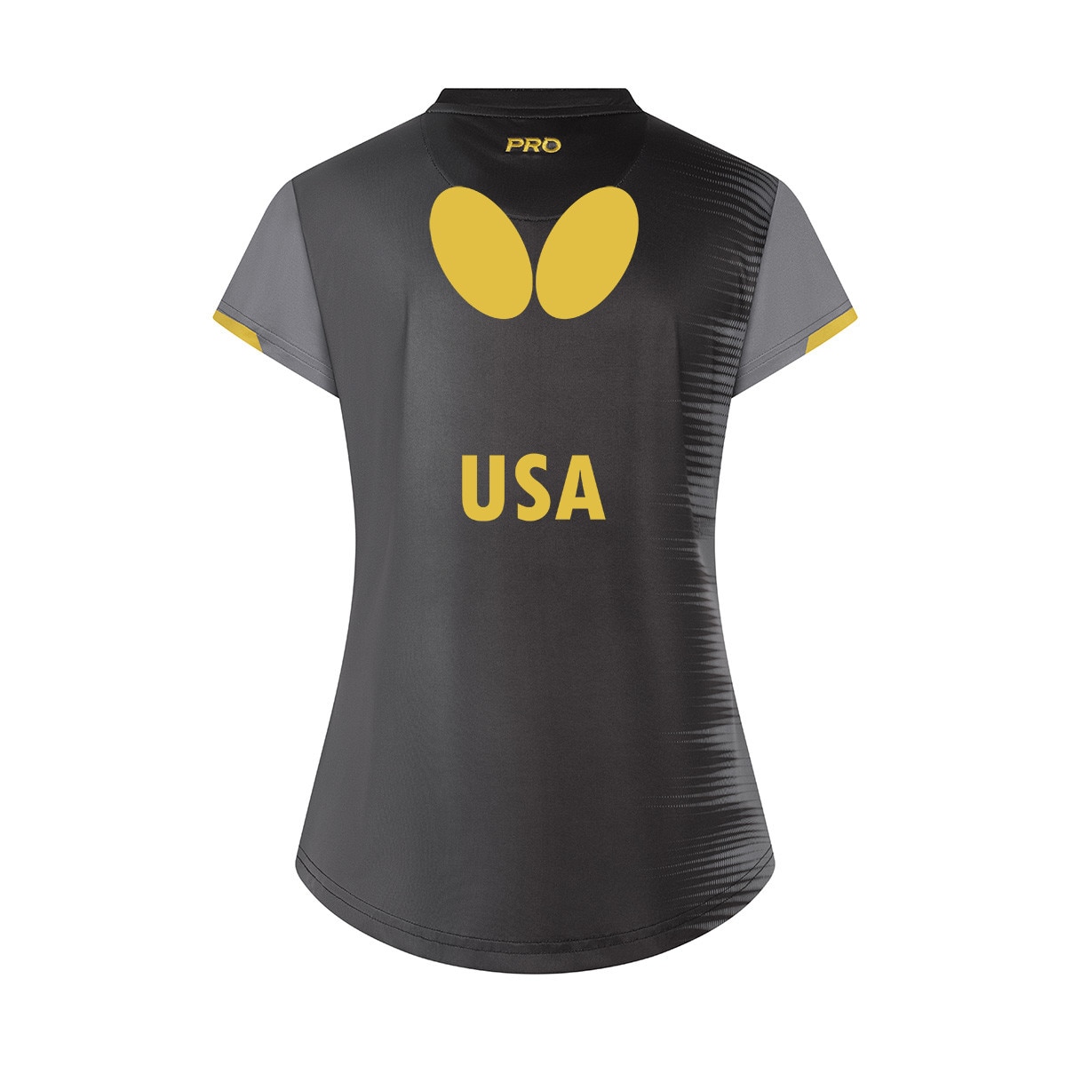 Butterfly Table Tennis USA Team Lady Shirt 26 - Black - Back